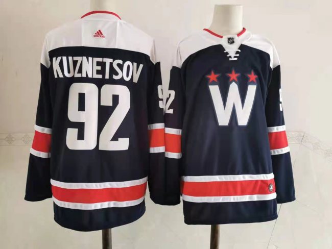 Washington Capitals Alternate Jersey Navy NO.92 KUZNETSOV