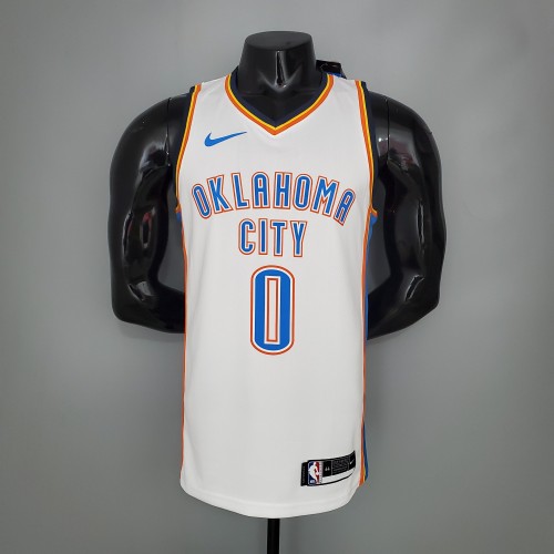Russell Westbrook Oklahoma City Thunder Swingman Jersey White