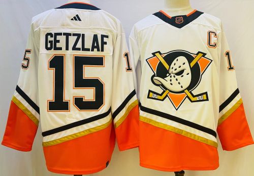 Anaheim Ducks 21/22 Home Jersey White NO.15 GETZLAF