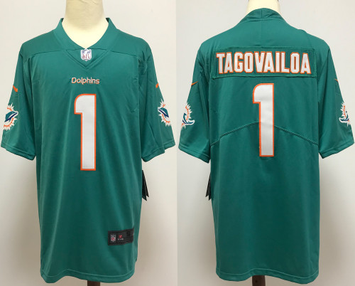 Miami Dolphins Jersey Green NO.1 TAGOVAILOA
