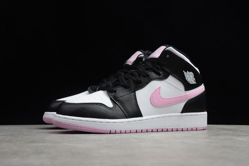 Air Jordan 1 Mid GS White Arctic Pink 555112-103