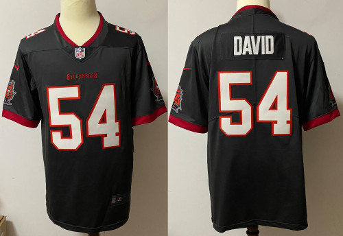 Tampa Bay Buccaneers Alternate Game Jersey Grey NO.54 DAVID