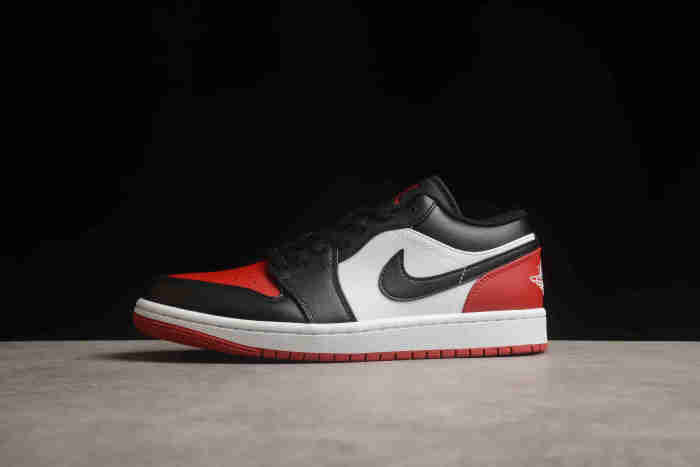 Air Jordan 1 Low Bred Toe 553558 - 161