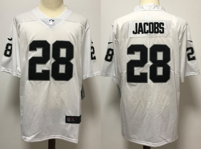 Las Vegas Raiders Jerseys White NO.28 JACOBS