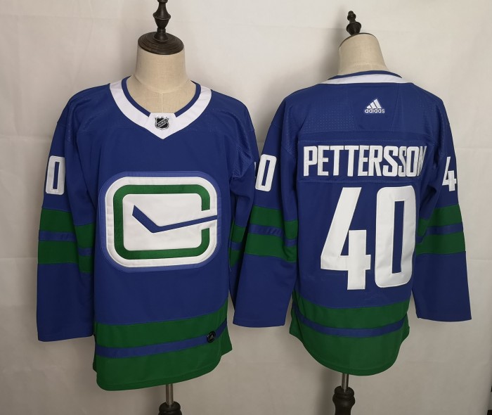 Vancouver Canucks Alternate Jersey Blue 19/20 NO.40 PETTERSSON