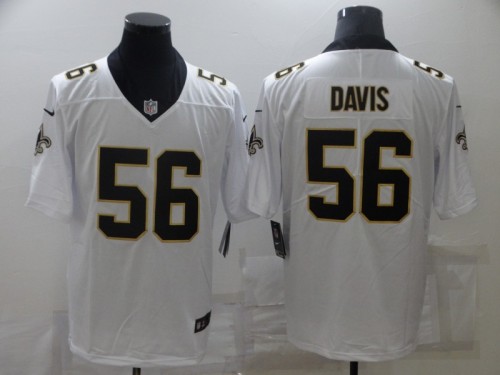 New Orleans Saints Jersey White NO.56 DAVIS