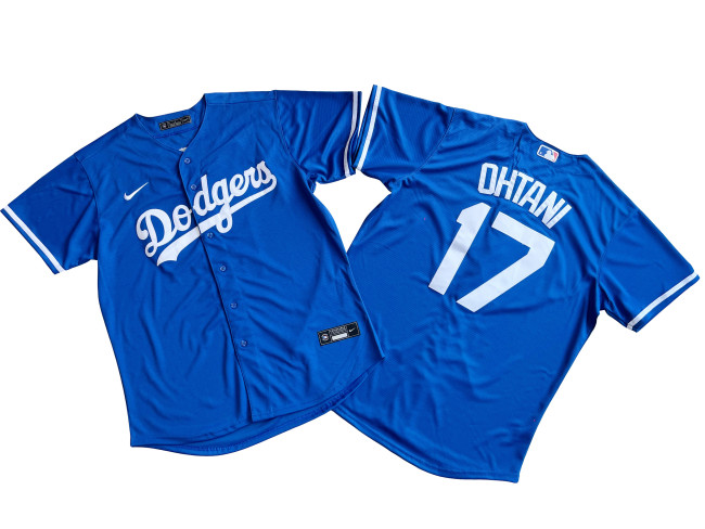 Los Angeles Dodgers Jersey Blue Fan Version NO.17 OHTANI