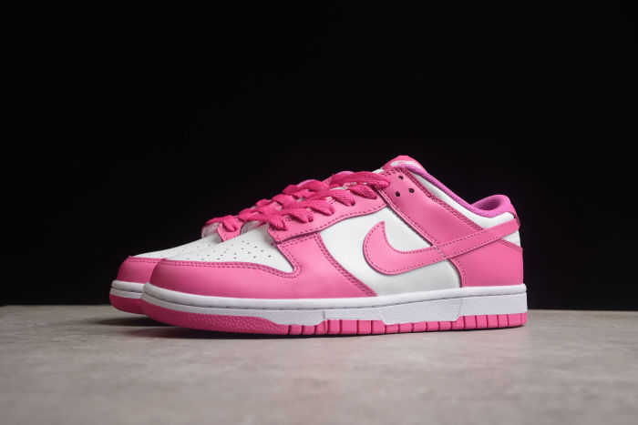 SB Dunk Low Active Fuchsia Pink White Shoes FJ0704-100