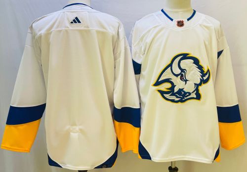 Buffalo Sabres Jersey Reverse Retro White NO Number