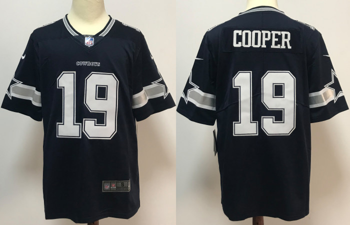 Dallas Cowboys Jersey Navy Limited Edition NO.19 COOPER