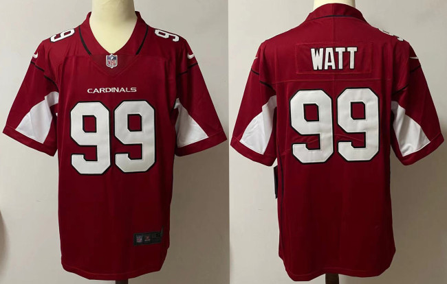 Carolina Panthers Jersey Red NO.99 WATT