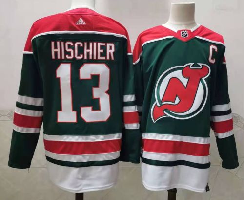 New Jersey Devils Jersey Retro 2.0 Green NO.13 HISCHIER