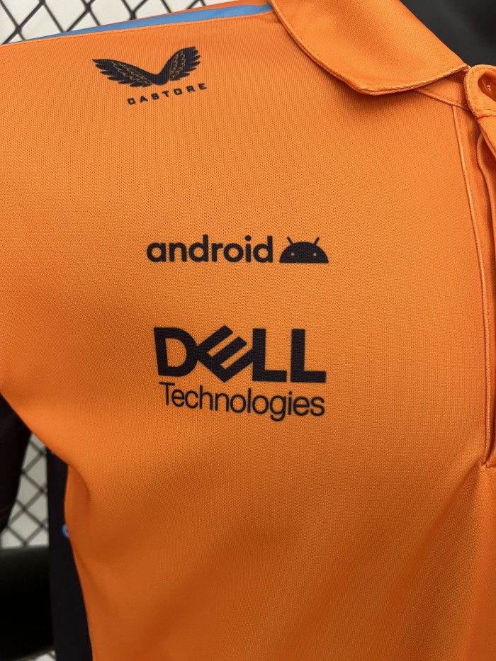 McLaren Polo Shirt Orange NO.4 NORRIS