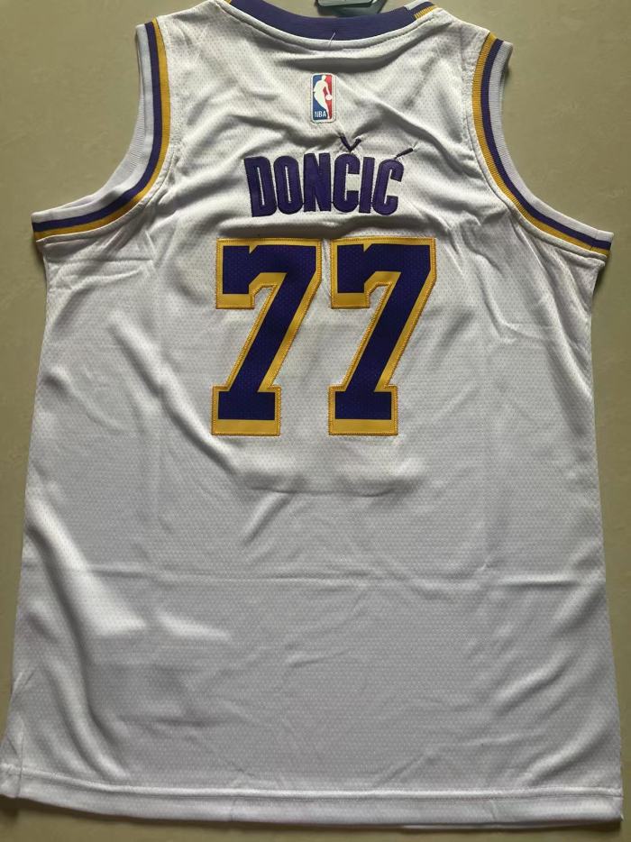 Los Angeles Lakers Kids Jersey White lcon No.77 Dončić