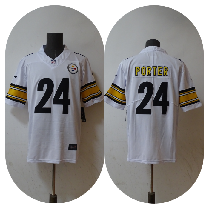 Pittsburgh Steelers Jersey White NO.24 PORTER