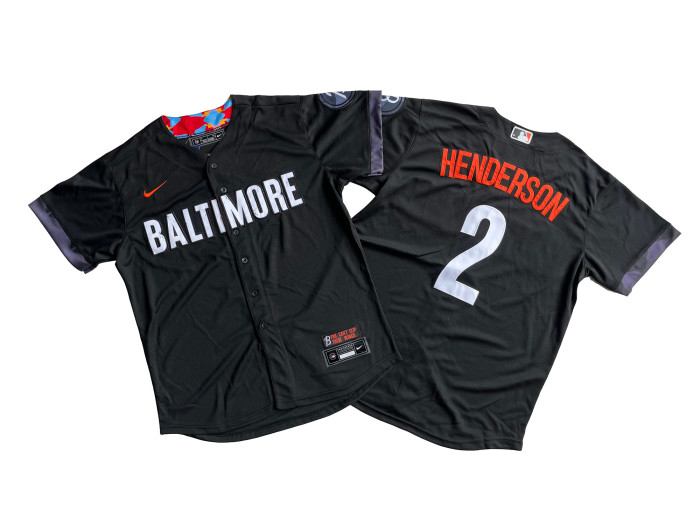 Baltimore Orioles Jersey Black City Version NO.2 HENDERSON