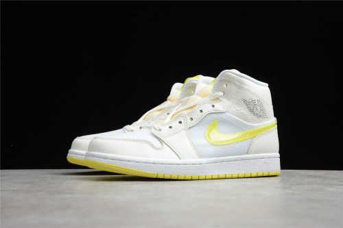 Air Jordan 1 Mid SE Voltage Yellow/White/Sail DB2822-107