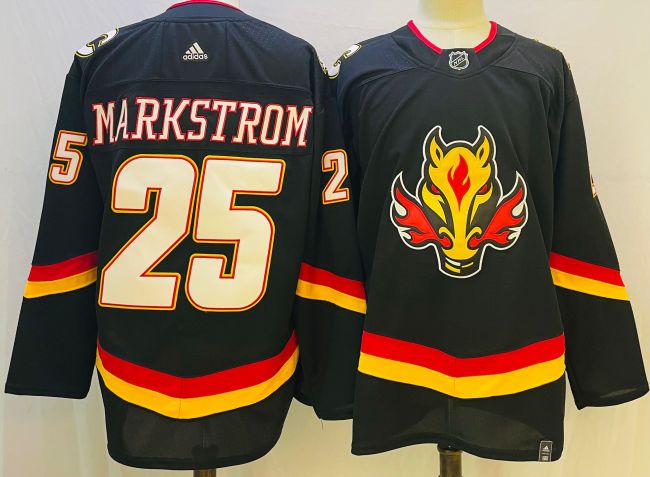 Calgary Flames Jersey Reverse Retro Special Edition 20/21 Black No.25 MARKSTROM