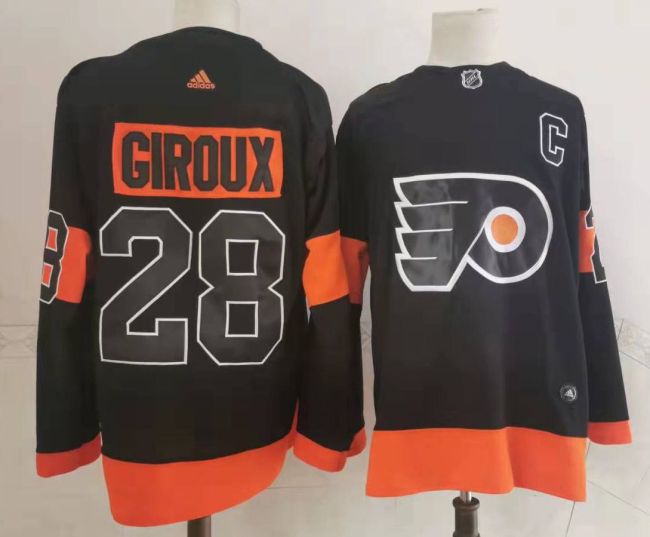 Philadelphia Flyers Home Alternate Player Jersey Black NO.28 GIROUX