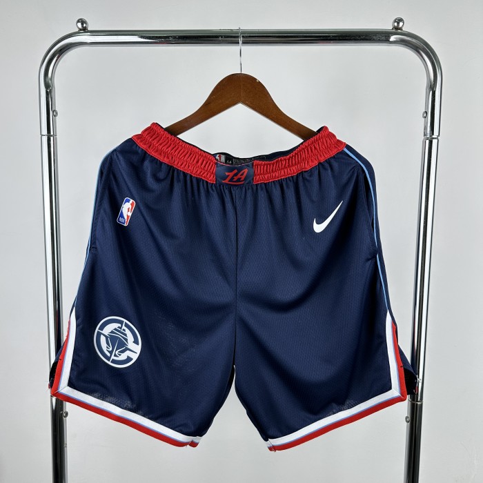 Los Angeles Clippers Team Basketball Shorts Blue 2025