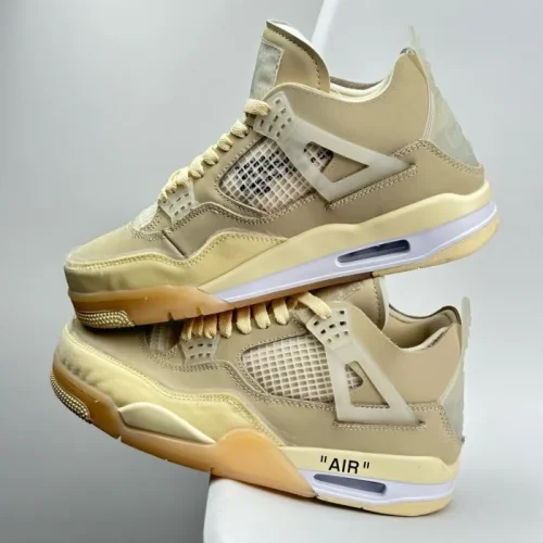 OFF-WHITE x Air Jordan 4 SP WMNS “Sail” CV9388-100