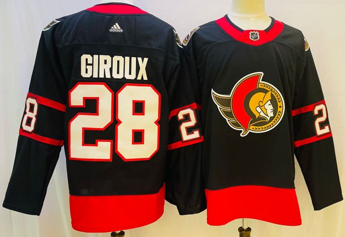 Ottawa Senators 20/21 Reverse Retro Jersey Black NO.28 GIROUX