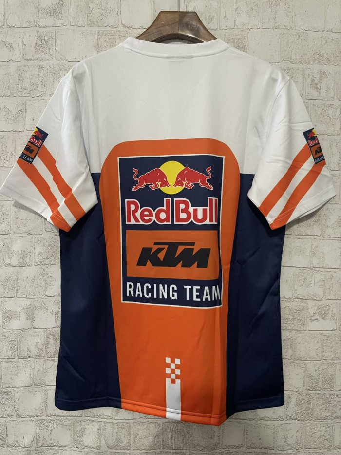 2024 Red Bull Racing KTM T-Shirt Orange Blue NO Number