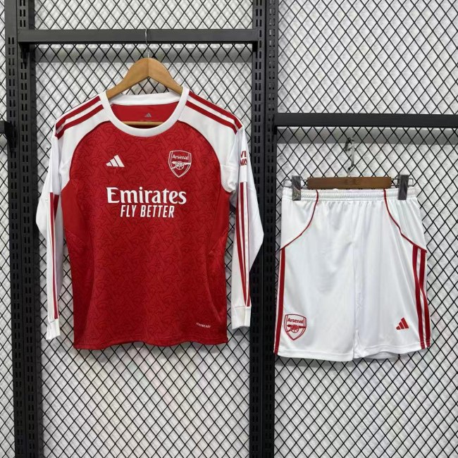 Arsenal Home Long Sleeve Kids Suit 25/26