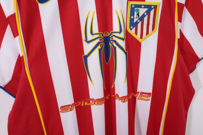 Atletico Madrid Home Retro Jersey 2004/05