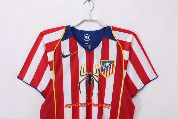 Atletico Madrid Home Retro Jersey 2004/05