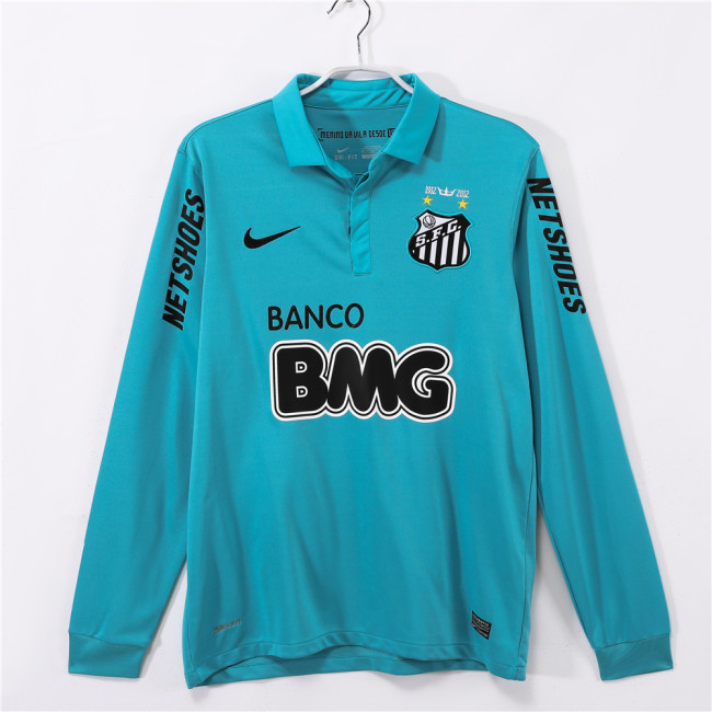 Santos Third Man Retro Long Sleeve Jersey 2012/13