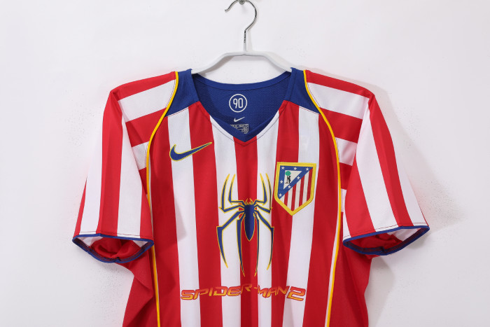 Atletico Madrid Home Retro Jersey 2004/05