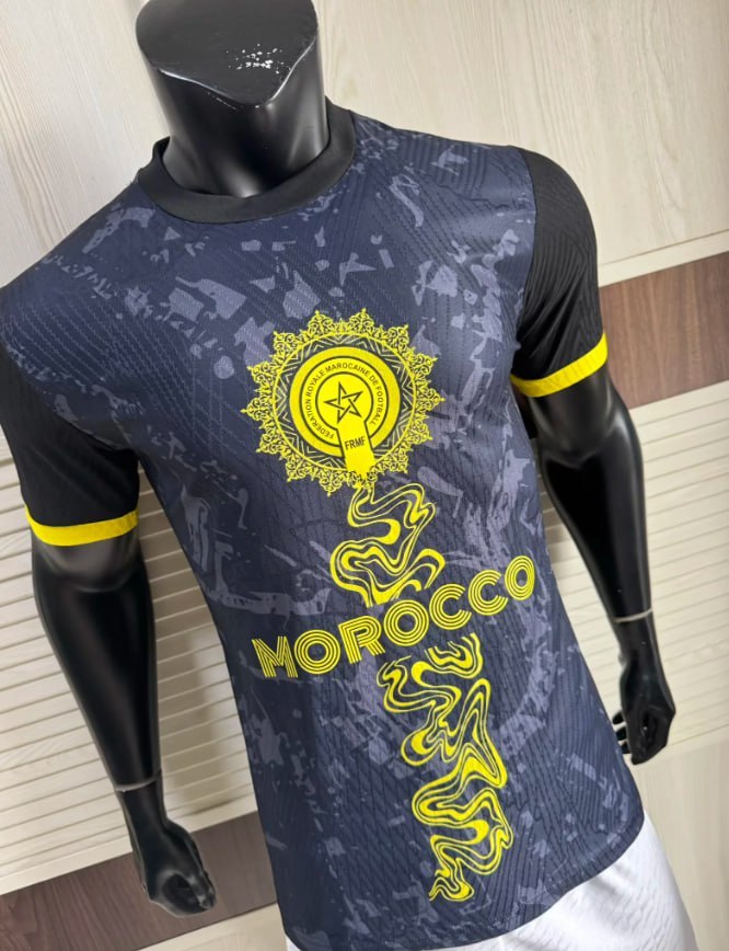 Morocco Black Player Jersey 24/25