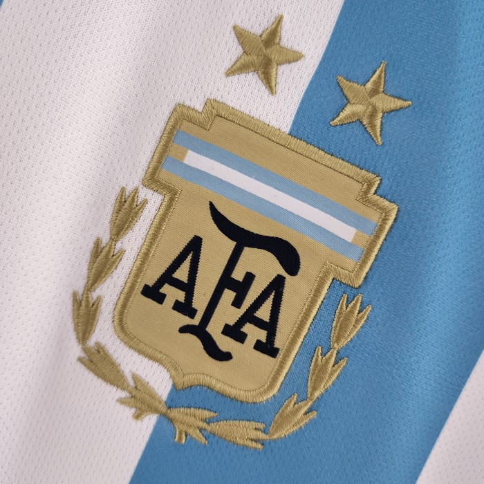 【2 Stars】Argentina Home Man Jersey 2022