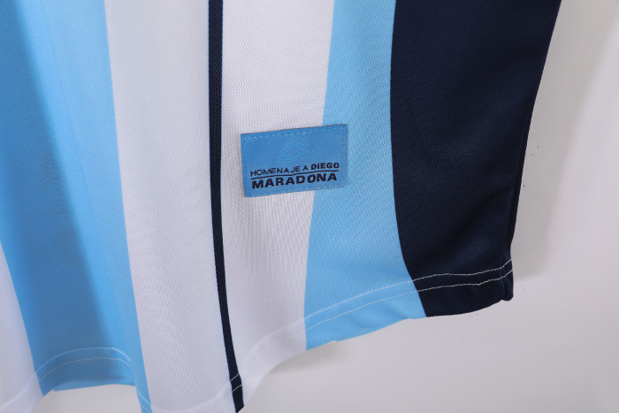 Argentina Diego Maradona Commemorative Retro Jersey 2001