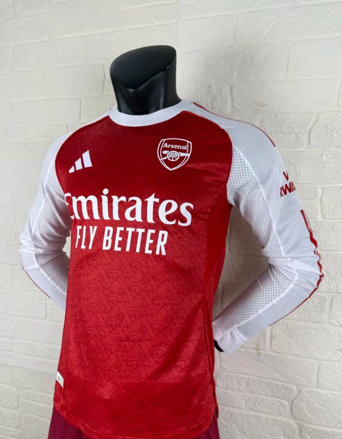Arsenal Home Player Long Sleeve Jersey 25/26