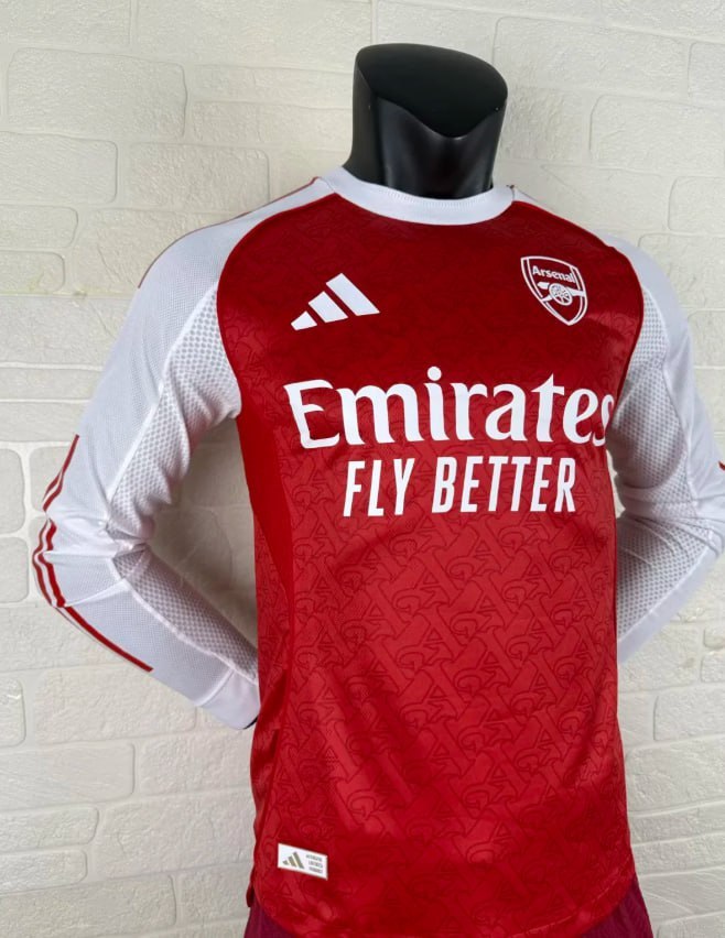 Arsenal Home Player Long Sleeve Jersey 25/26