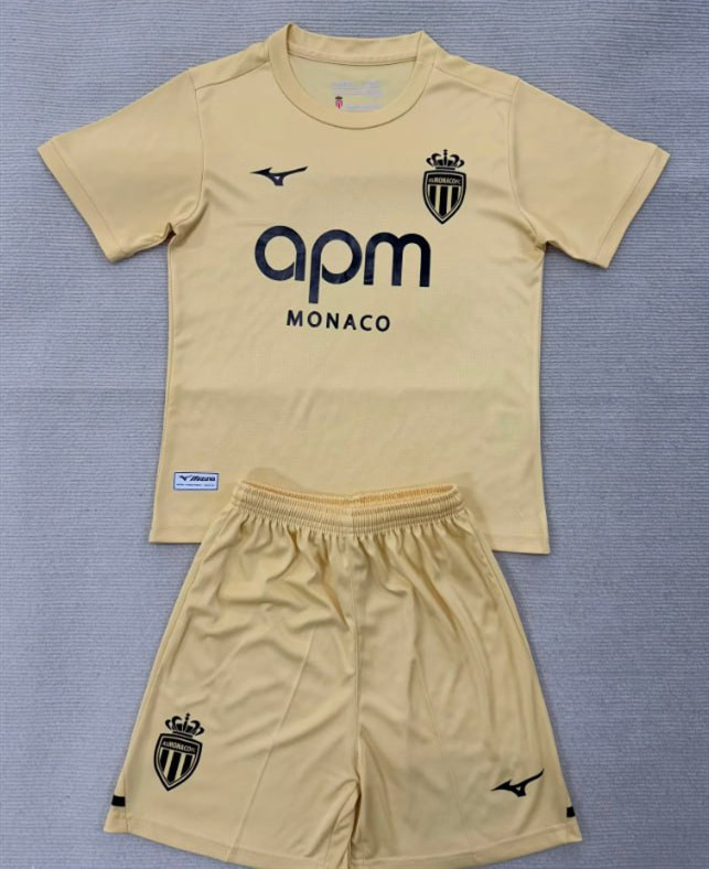 AS Monaco Third Kids Suit 25/26