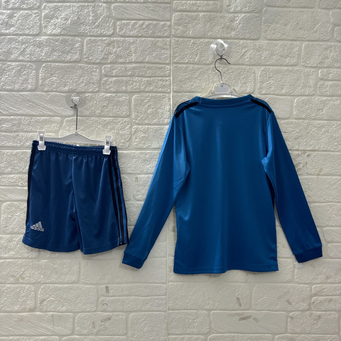 Real Madrid Third Retro Long Sleeve Kids Suit 17/18