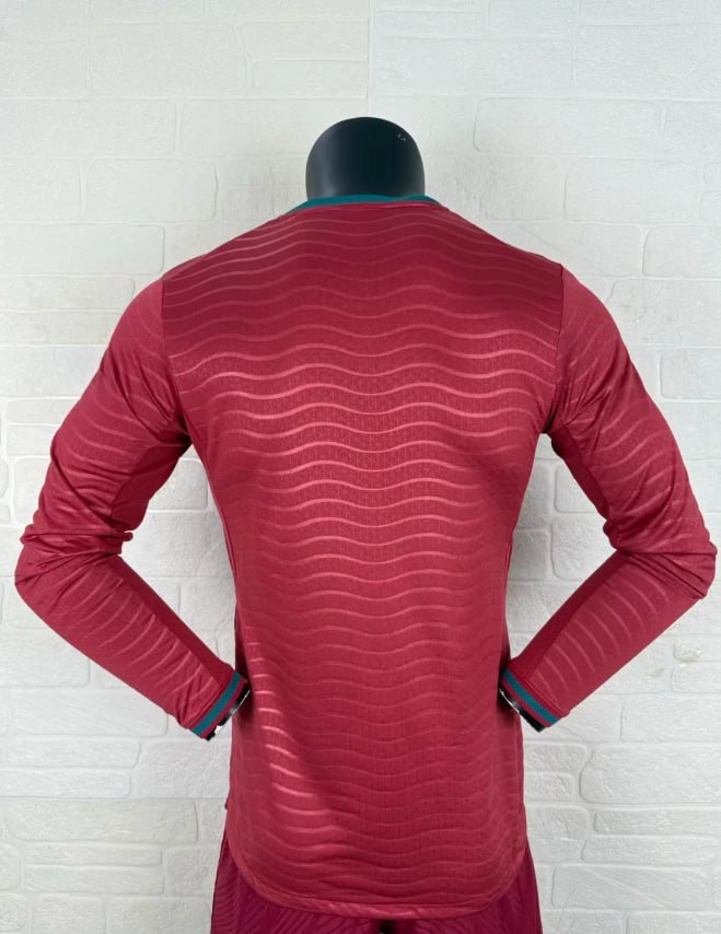 Portugal 2026 World Cup Home Player Version Long Sleeve Men Jersey