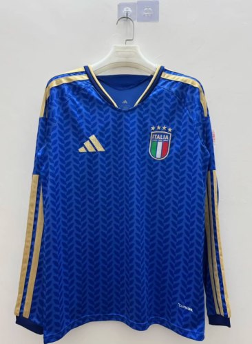 Italy 2026 World Cup Home Long Sleeve Men Jersey