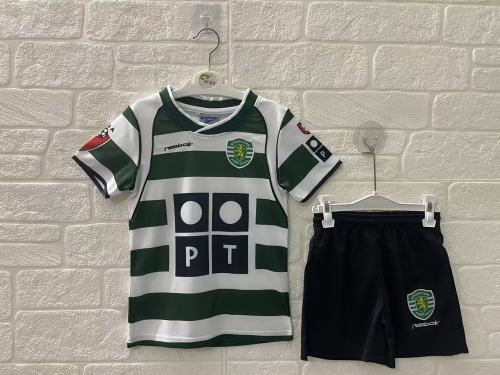 Sporting Lisbon Home Retro Kids Suit 2001/03