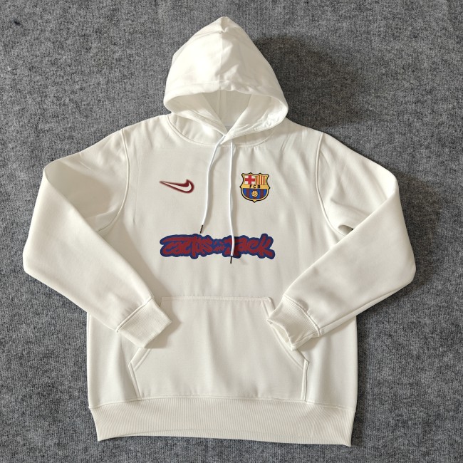 Barcelona  Fleece-Lined Hoodie （Multiple colors）