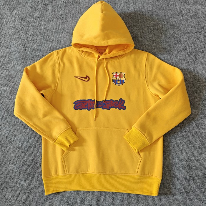 Barcelona  Fleece-Lined Hoodie （Multiple colors）