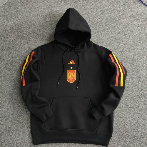 Spain Football Fleece Lined Hoodie （Multiple colors）