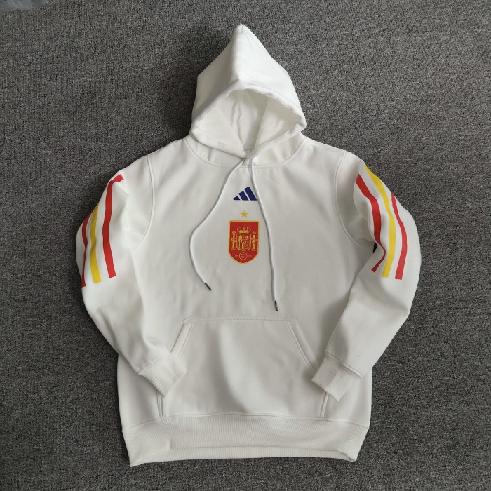 Spain Football Fleece Lined Hoodie （Multiple colors）