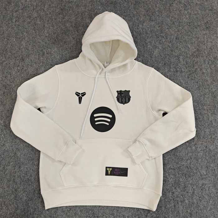 Barcelona Fleece Lined Hoodle Sweatshirt Training Jersey 25/26 (Multiple colors)