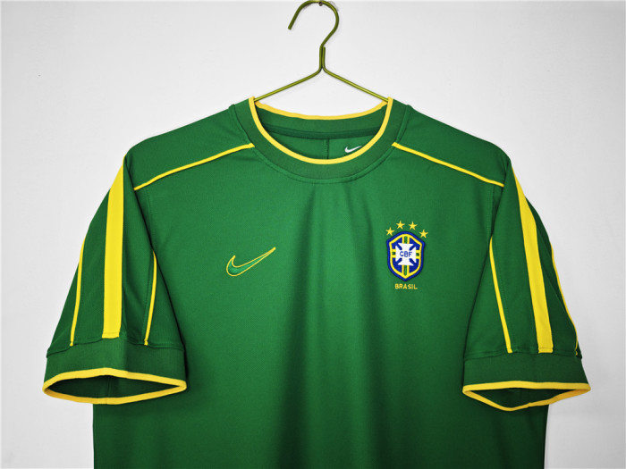 Brazil Goalkeeper Retro Jersey 1998
