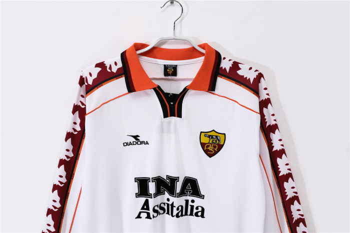 AS Roma Home Retro Long Sleeve Jersey 1998/99