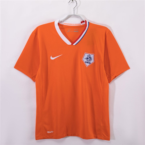 Netherlands Home Retro Jersey 2008